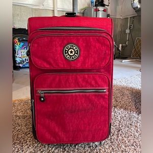 Kipling Suitcase Red